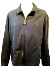 Polo by Ralph Lauren Men&#39;s Cotton Zip Bi-Swing Jacket Black XL - $56.99