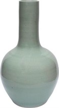 Vase Globular Globe Large Colors May Vary Mint Green Variable Polished Nickel - £741.96 GBP