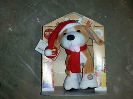 12&quot; Barney Christmas Beagle Chantilly Lane Musical Animated Dog NOSWT - $49.99