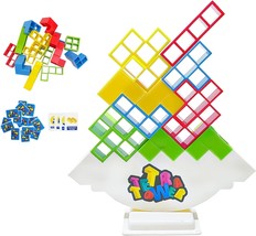 Tetra Tower for Adults 16 to 48 PCS Stacking Game with Expandable 16 Blo... - $21.20