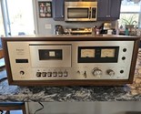 Sansui Sc-2000 tape deck stereo, chrome / wood - parts/repair - $99.00