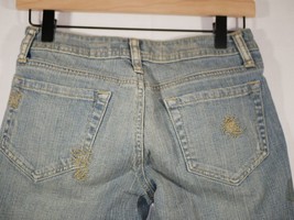 Vintage Arizona Women’s Jeans Size 3 Ankle Zippers Embroidered - £19.97 GBP
