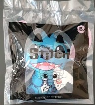 Stitch Disney McDonald&#39;s 2022 Happy Meal Toy #8 Mischief Stitch Plush Fi... - $6.99