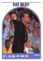 1989-90 NBA Hoops #108 Pat Riley Los Angeles Lakers  - £0.70 GBP