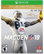 Xbox One Madden Nfl 19 Hall Of Fame Edition Video Game 2018 New Sealed - £13.43 GBP