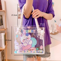 Creative Ins Beach Bag PCV Transparent Handbag Storage Bag Cute Niche Waterproof - £49.33 GBP