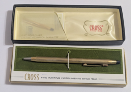 Cross Ball Point Pen 12 KT Gold Filled 6602 Fingerhut Employee Gift Pers... - $24.74