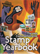 2005 USPS COMMEMORATIVE STAMP YEARBOOK with STAMPS, unhinged, new - $64.95