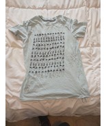 Girls Medium Pineapple Shirt Blue T-shirt - $18.69