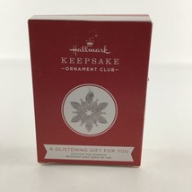 Hallmark Keepsake Ornament A Glistening Gift For You Metal Snowflake New 2019 - £15.54 GBP