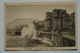 Old Postcard Italy Sicilia PALERMO Porta Felice-Foro Umberto I. harbor p... - £9.05 GBP