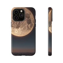 Space Lover Tough Case - Full Moon Phone Cover for iPhone, Galaxy, Googl... - $23.74
