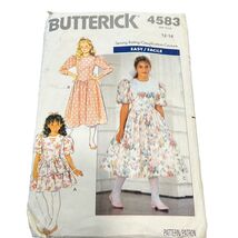 Butterick 4583 Girls Dress Sewing Pattern Size 12-14 - €4,11 EUR
