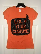 Hybrid Tees Large Halloween Glitter LOL @ Your Costume Shirt (New w/Tags) - $7.87