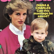 Vintage 1987 Princess Diana Prince Charles Harry Rock Hodson Scarlett O&#39;Hara mag - £15.58 GBP