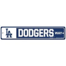 Los Angeles Dodgers 3.75&quot; by 19&quot;  Plastic Street Sign - MLB - $14.54