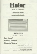 Printed User Owners Manual  &amp; Installation for Haier AC Air Conditioner ... - $26.11
