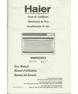 Printed User Owners Manual  &amp; Installation for Haier AC Air Conditioner ... - $479.77 MXN