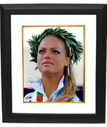 Jennie Finch signed Olympic Team USA 16x20 Photo w/ Crown Custom Framed ... - £97.50 GBP