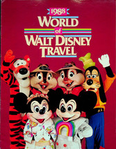 1988 World of Walt Disney Travel Booklet (1987) - Pre-owned - $23.36