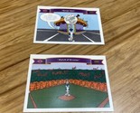 Vintage 1991 Upper Deck Looney Tunes MLB Baseball Trading Cards Lot of 2... - $9.89