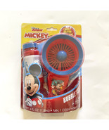 Disney Junior Mickey Mouse Mini Bubble Fan Machine  Battery Op Toy Ages ... - $146.84 MXN