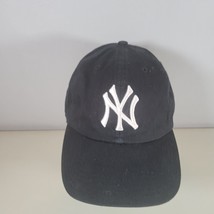 New York Yankees Hat Sports Black Embroidered Adjustable Baseball - £11.04 GBP