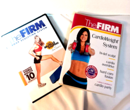 Lot of 2 Exercise DVDs-The Firm Cardioweight System 4 Dvds/ Bodysculpting 1 DVD - £7.77 GBP