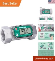 LCD Digital Inline Flow Meter for Water, Diesel &amp; Gas - 10.5-74 GPM Range - $1,426.07 MXN