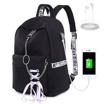 Teen Girl School Backpack with USB Charging Port 12-16 inch Laptop Bag  - £26.28 GBP