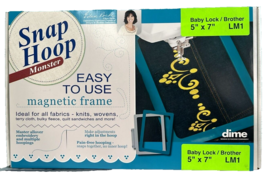DIME Snap Hoop Monster Magnetic Embroidery Frame, Babylock, Brother, 5x7... - $118.79