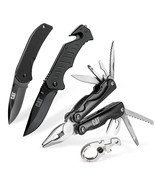 4 Pc Multi-Tool &amp; Folding Pocket Knife Set - - £72.54 GBP