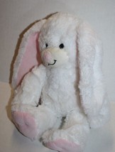 Animal Adventure Easter Bunny Rabbit 9&quot; White Pink Plush 2018 Personal Creations - £20.16 GBP