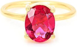 Anneau de pierres précieuses rubis certifié naturel, anneaux de promesse... - £127.40 GBP
