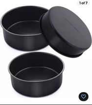 P&amp;P CHEF 4 Inch Cake Pans Set of 3 Non-Stick Round Baking Pans Bakeware - $9.78
