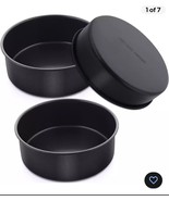 P&amp;P CHEF 4 Inch Cake Pans Set of 3 Non-Stick Round Baking Pans Bakeware - $13.47 CAD