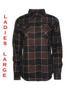 DIXXON FLANNEL - DRIFTER Flannel Shirt- 10 YR -Women&#39;s Large - £58.39 GBP