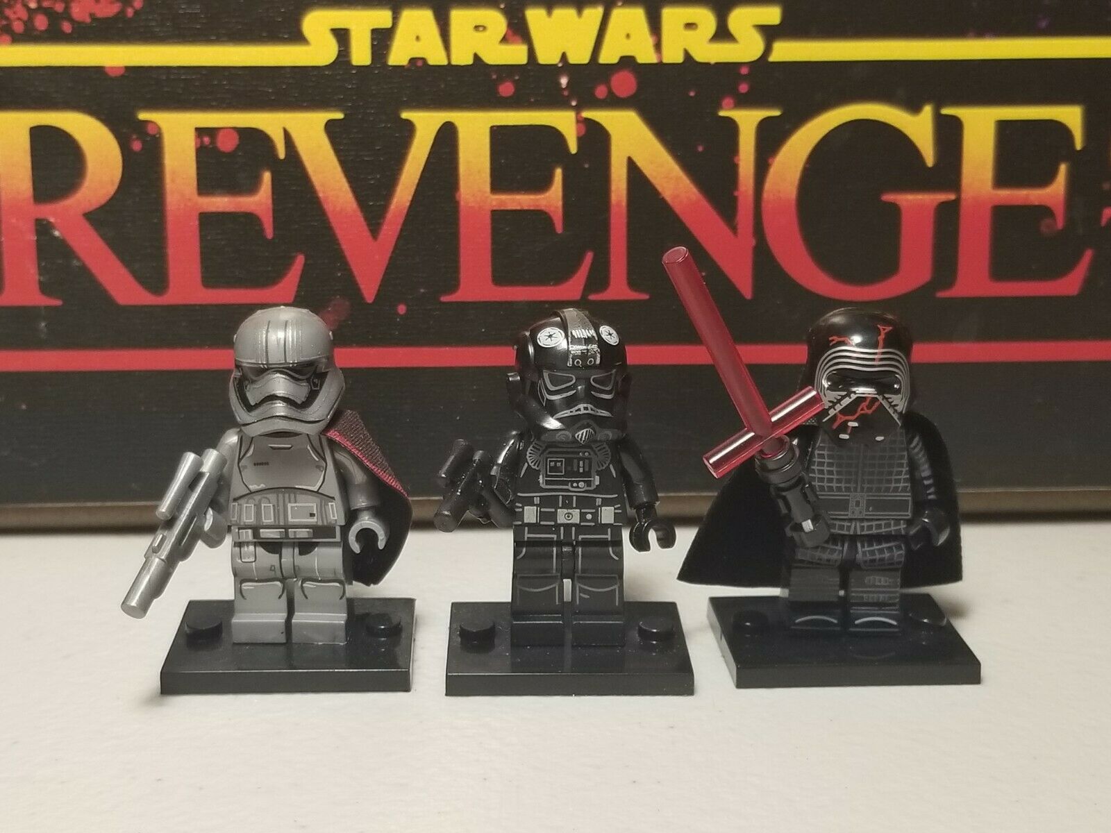 3Pcs Kylo Ren Supreme, Phasma And Death Trooper Star Wars Clone Wars Minifigures