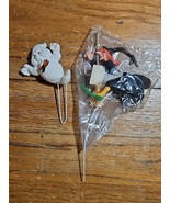 Halloween Ghost Witch Mold Wire Pick Vintage Decoration Lot Of 2 - $22.75 CAD
