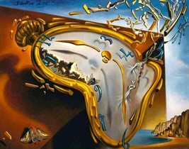 Salvador Dali Canvas, Soft Watch at the Moment of First Explosion, Stret... - £47.82 GBP