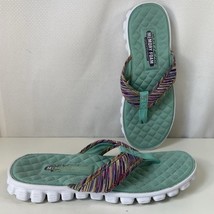 Skechers Flip Flops Womens 8 EZ Flex Cool Slip On Shoes Slide Sandals Be... - €15,18 EUR