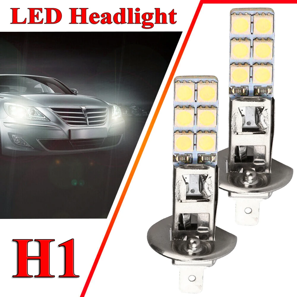 2PCS/Set Car Light H3 LED High Power LED Fog Light Day Running Light Bulb 5050 - £10.29 GBP