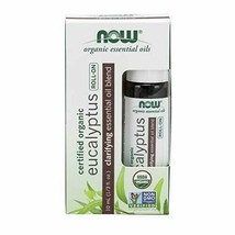 Now Essential Oils, Eucalyptus Roll-on, Certified Organic, Clarifying Blend, ... - £8.84 GBP