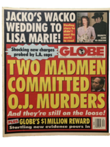 Globe Magazine July 26 1994 Michael Jackson, Lisa Marie, OJ Simpson  Tab... - $17.70