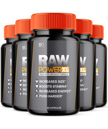 5 Pack Raw Power XL Pills, Maximize Energy, Vitality &amp; Stamina 300 Capsules - €117,15 EUR