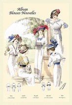 Album Blouses Nouvelles: Ladies in Patterned Dresses 20 x 30 Poster - £20.74 GBP