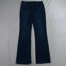 Seven7 10 Mid Rise Straight Dark Denim Womens Jeans - £11.78 GBP