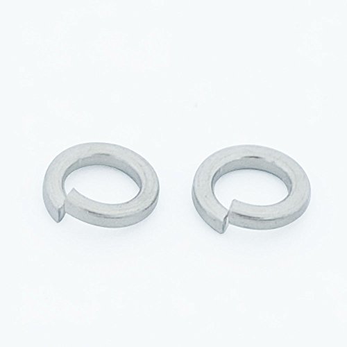 Bluemoona 200 Pcs - 304 Stainless Steel Lock Washers Spring pad Split Screw Wash