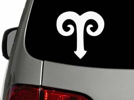 Aries Sign Astrology Birth Zodiac Vinyl Decal Car Sticker Wall CHOOSE SIZE - $3.33+