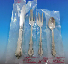 Rose Tiara by Gorham Sterling Silver Flatware Set for 6 Service 24 Pieces New - £1,385.25 GBP